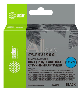 1311543 Картридж BLACK 20ML CS-F6V19XXL CACTUS