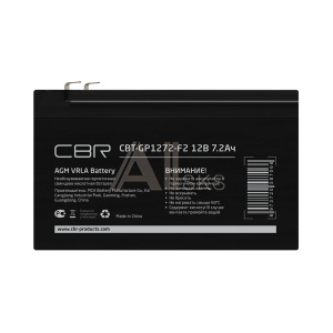 1805045 CBR Аккумуляторная VRLA батарея CBT-GP1272-F2 (12В 7.2Ач), клеммы F2
