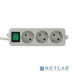 Гарнизон Удлинитель EL-NB-G3-W-5, 3 евророзетки с выключателем и заземлением, допустимый ток 10А, длина 5м