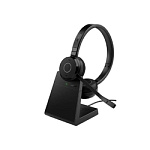 Беспроводная гарнитура Jabra Evolve 65 TE, Link 390a MS Stereo Stand (PN: 6699-833-399)