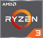 1000630033 Процессор APU AM4 AMD Ryzen 3 PRO 2200GE (Raven Ridge, 4C/4T, 3.2/3.6GHz, 4MB, 35W, Radeon Vega 8) OEM