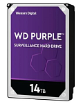 Western Digital HDD SATA-III 14Tb Purple WD140PURZ, 7200 rpm, 512MB buffer с поддержкой аналитики данных (AI), 1 year