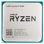 CPU AMD Ryzen X6 R5-1600 Summit Ridge 3200MHz AM4, 65W, YD1600BBM6IAE OEM (аналог YD1600BBM6IAF)