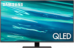 1529461 Телевизор QLED Samsung 50" QE50Q80AAUXRU 8 темно-серебристый Ultra HD 60Hz DVB-T2 DVB-C DVB-S2 USB WiFi Smart TV (RUS)
