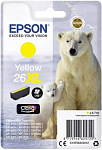 435406 Картридж струйный Epson T2634 C13T26344012 желтый (700стр.) (8.7мл) для Epson XP-600/700/800