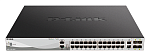 D-Link DGS-3130-30PS/B1A, PROJ L3 Managed Switch with 24 10/100/1000Base-T ports and 2 10GBase-T ports and 4 10GBase-X SFP+ ports (24 PoE ports 802.3a