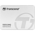 1000690115 Твердотельный накопитель/ Transcend SSD SSD220Q, 2000GB, 2.5" 7mm, SATA3, QLC, R/W 550/500MB/s, IOPs 81 000/80 000, TBW 400, DWPD 0.19 (3 года)