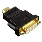 823942 Переходник Hama H-34036 HDMI (m) DVI-D (f) (00034036) черный