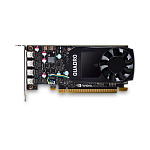 VCQP620DVI-PB PNY Nvidia Quadro P620DVI 2GB DDR5, PCIE, 128-bit 512 Cores, 4*mDP1.4, 4*mDP to DVI-D SL adapter, LP bracket, Retail