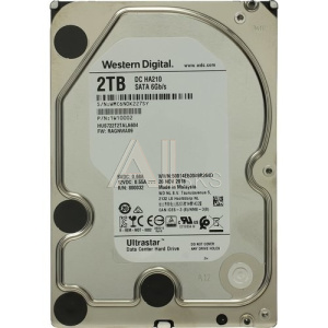 1766422 Жесткий диск WD Ultrastar DC HDD Server 7K2 (3.5’’, 2TB, 128MB, 7200 RPM, SATA 6Gb/s, 512N HUS722T2TALA604 (1W10025)