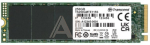 1939131 Накопитель SSD Transcend PCIe 3.0 x4 250GB TS250GMTE115S 115S M.2 2280 0.2 DWPD
