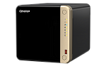 1000700711 Сетевое хранилище без дисков/ SMB QNAPTS-464-8G NAS 4 HDD trays, 4-core Intel Celeron N5105/N5095 2.0-2.9 GHz, 8 GB RAM (1 x 8 GB) up to 16 GB (2 x