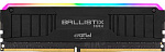 1289645 Модуль памяти CRUCIAL Ballistix MAX RGB Gaming DDR4 Общий объём памяти 16Гб Module capacity 16Гб Количество 1 4000 МГц Множитель частоты шины 18 1.35