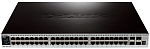 D-Link DGS-3620-52P/B1AEI, PROJ L3 Managed Switch with 48 10/100/1000Base-T ports and 4 10GBase-X SFP+ ports (48 PoE ports 802.3af/802.3at (30 W), PoE