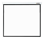 1676122 LUMIEN Master Control LMC-100116 Экран с электроприводом 203x300 см (132") Matte White FiberGlass черная кайма сверху 35см 16:9