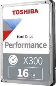 1000610911 Жесткий диск/ HDD Toshiba X300 SATA3 16Tb 3.5" 7200 512Mb 1 year warranty