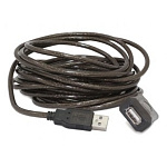 1484236 Cablexpert Кабель удлинитель USB 2.0 активный , AM/AF, 15м (UAE-01-15M)