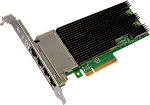 X710T4BLK Intel Ethernet Converged Network Adapter X710-T4, retail bulk, 1 year