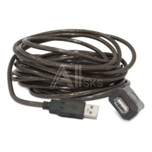 1484236 Cablexpert Кабель удлинитель USB 2.0 активный , AM/AF, 15м (UAE-01-15M)