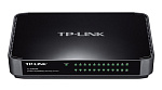 TL-SF1024M TP-Link 24-портовый 10/100 Мбит/с настольный коммутатор, 24 порта 10/100 Мбит/с (RJ45), пластиковый корпус