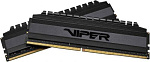 1379440 Модуль памяти VIPER 4 BLACKOUT 16GB DDR4-4400 PVB416G440C8K,CL19, 1.45V K2*8GB PATRIOT