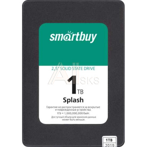 1808306 SSD Smart buy Smartbuy 1Tb Splash SBSSD-001TT-MX902-25S3 {SATA3.0, 7mm}