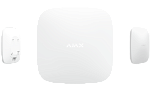 11795.01.WH1 AJAX Hub Plus White (Интеллектуальная централь - 4 канала связи (2SIM 3G + Ethernet + WiFi),белая)