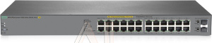 1000350904 Коммутатор HPE Сетевой (eol) 1820 24G PoE+ (185W) Switch (WEB-Managed, 12*10/100/1000 PoE+, 12*10/100/1000, 2*SFP, 185W Rack-mounting, 19")