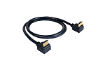 134116 Высокоскоростной кабель HDMI [97-0144003] Kramer Electronics [C-HM/RA2-3] с двумя угловыми разъемами, 0,9 м