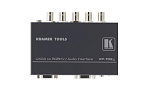 Преобразователь сигнала Kramer Electronics [VP-102xl] сигналов VGA в RGBHV и стерео аудио сигналов, регулятор уровня аудиосигнала (видео: 420MHz; ауди