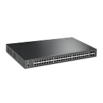 1000738283 Коммутатор TP-Link Коммутатор/ JetStream™ 48-Port Gigabit and 4-Port 10GE SFP+ L2+ Managed Switch with 48-Port PoE+