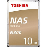 1634672 10TB Toshiba N300 (HDWG11AUZSVA) {SATA 6.0Gb/s, 7200 rpm, 256Mb buffer, 3.5" для NAS}