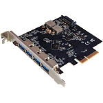 1992903 Controller ST-Lab, PCI-E Gen3 x2, U-2300, 4x(USB3.2-(A) Gen.2), 1x(USB3.2-(C) Gen.2), Ret