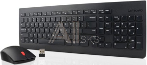 421967 Клавиатура + мышь Lenovo Essential клав:черный мышь:черный USB беспроводная slim