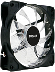 1867395 Вентилятор Digma DFAN-FRGB2 120x120x25mm черный 3-pin 4-pin (Molex)23dB 115gr Ret
