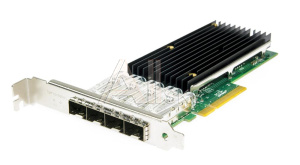 1265108 Сетевая карта LR-LINK Сетевой адаптер PCIE 10GB FIBER 4SFP+ LREC9804BF-4SFP+