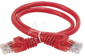 1000483516 ITK Коммутационный шнур (патч-корд), кат.5Е UTP, 5м, красный