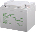 1000527512 Аккумуляторная батарея PS solar (gel) CyberPower GR 12-50 / 12 В 50 Ач Battery CyberPower Professional Solar series GR 12-50, voltage 12V, capacity