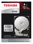 330482 Жесткий диск Toshiba SATA-III 4Tb HDWE140EZSTA X300