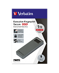 053657 SSD VERBATIM External Executive FINGERPRINT SECURE 2,5" 1Tb USB 3.2 GEN 1, Grey
