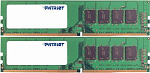 1249798 Модуль памяти PATRIOT Signature Line DDR4 Общий объём памяти 16Гб Module capacity 8Гб Количество 2 2666 МГц Множитель частоты шины 19 1.2 В PSD416G266