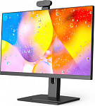 1887350 Моноблок Rombica Helios 23.8" Full HD i3 12100 (3.3) 8Gb SSD256Gb UHDG 730 DVDRW CR Windows 11 Professional GbitEth WiFi BT клавиатура мышь Cam черный