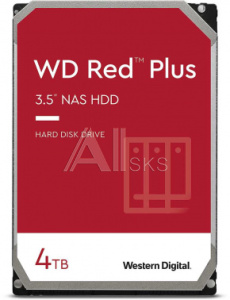 1985026 Жесткий диск WD SATA-III 4TB WD40EFPX NAS Red Plus (5400rpm) 256Mb 3.5"