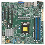 MBD-X11SSH-LN4F-O Supermicro Motherboard 1xCPU X11SSH-LN4F-O E3-1200 v5, 6thGeni3, Pent, Celeron/ UpTo4UDIMM/ 8x SATA3/ C236 RAID 0/1/5/10/ 4xGE/ 1xPCIx8(in x16), 1xPCI