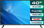 1628383 Телевизор LED Prestigio 40" PTV40SS06YCISBK черный FULL HD 50Hz DVB-T DVB-T2 DVB-C DVB-S2 WiFi Smart TV (RUS)
