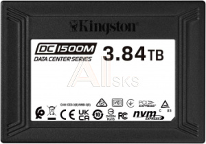 1641636 Накопитель SSD Kingston PCI-E 3.0 x4 3.84Tb SEDC1500M/3840G DC1500M 2.5" 1.6 DWPD