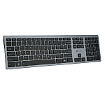 1783488 Клавиатура Oklick 890S серый USB беспроводная slim {1196549}