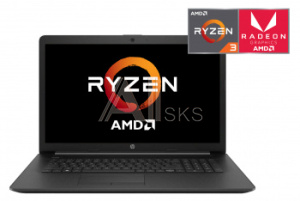 1401890 Ноутбук HP 17-ca2033ur Ryzen 3 3250U 8Gb SSD256Gb AMD Radeon 17.3" HD+ (1600x900) Free DOS black WiFi BT Cam
