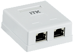 CS2-1C06F-22 ITK Настенная инф. розетка RJ45 кат. 6 FTP 2-порт