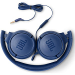 3208879 Гарнитура JBLT500BLU TUNE 500 BLUE JBL